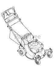 Craftsman 247.887760 (12AE999P099) - Craftsman Walk-Behind Mower (2010) (Sears)
