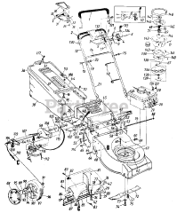White Outdoor 129-476B190 - White Outdoor Lawn Boss 21" Walk-Behind Mower (1989)