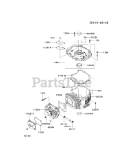 Kawasaki FJ180V-BS33 - Kawasaki Engine CYLINDER/CRANKCASE