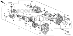 Honda HS1336 I A (SBAJ) - Honda 36" Snow Blower, Made in Japan (SN: SBAJ-5000001 - SBAJ-9999999) ALTERNATOR