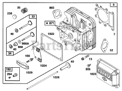 Toro 71217 (14-38 HXL) - Toro Lawn Tractor (SN: 069000001 - 069999999) (1996)