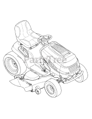 MTD 13AA925P004 - MTD Gold Lawn Tractor (2010)