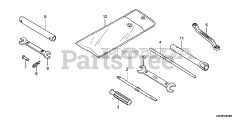 Honda FRC800 K1 A (FAHJ) - Honda 20" Tiller, Made in Japan (SN: FAHJ-1100001 - FAHJ-9999999) TOOLS