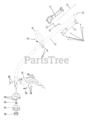 Bolens BL 100 (41AD100G163) - Bolens String Trimmer Boom And Trimmer Parts