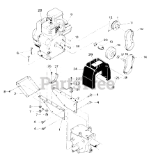 Brands 15008 (21A-530-081) - Troy-Bilt Pony Rear-Tine Tiller (SN: 0400101 - 1199999)