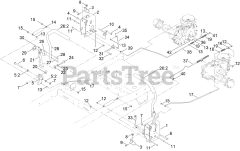 Toro 76608 - Toro 60" Titan MAX Zero-Turn Mower (SN: 400000000 - 417419999) Motion Control Assembly