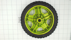 Jonsered 532436478 Wheel, 7" X 1.75 5-Spoke Black - image 3