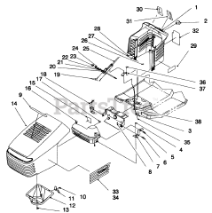 Toro 71192 (15-44 HXL) - Toro Lawn Tractor (SN: 069000001 - 069999999) (1996)