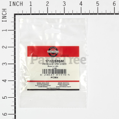 Snapper 1719984 Blade Pin, .270 X .375 Od - image 2