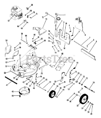 Ariens 911006 (LM 21 S) - Ariens 21" Self-Propelled Walk-Behind Mower, 4hp Tecumseh (SN: 014101 & Above)