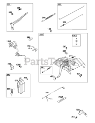Briggs & Stratton 25T237-0325-H7 - Briggs & Stratton Horizontal Engine Controls Group