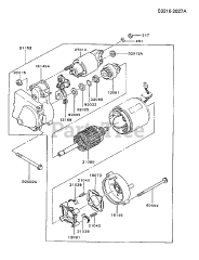 Kawasaki FB460V-HS04 - Kawasaki Engine STARTER