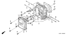 Honda GXV160 UH2 A14/A (GJABH) - Honda Engine, Made in China (SN: GJABH-2003436 - GJABH-9999999) CYLINDER HEAD