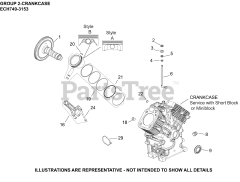 Kohler ECH749-3153 - Kohler Command PRO EFI Engine, Basic Version, 26.5hp, 19.8kW 02 CrankCase