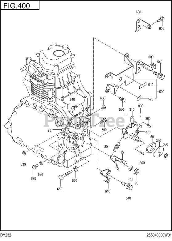 Subaru Robin DY232DD2480 DY23 2