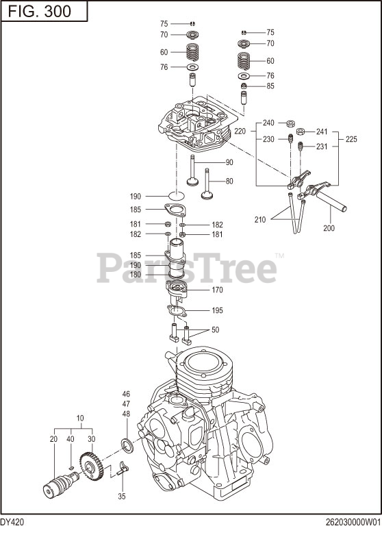 Subaru Robin DY420DS7210 DY42