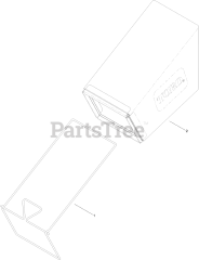 Toro 20332 C - Toro 22" Recycler Walk-Behind Mower (SN: 314000001 - 314999999) (2014) Rear Bag Assembly