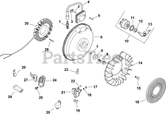 Kohler CH13-22503 - Kohler Command PRO Single Engine, Basic Version, 13hp, 9.7kW Ignition/Electrical 5-27-282