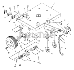 Gravely 993007 (Pro-Chip 310) - Gravely Pro-Chip Chipper, 25hp Kohler Command (SN: 000101 & Above)