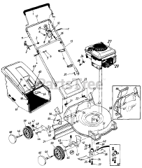 White Outdoor 113-428C190 - White Outdoor 21" Walk-Behind Mower (1993)