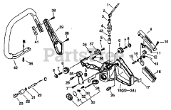 Echo CS-8002 - Echo Chainsaw (SN: 36001001 - 36001405)
