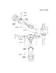 Kawasaki FH641V-CW05 - Kawasaki Engine PISTON/CRANKSHAFT