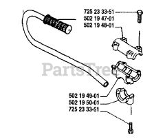Husqvarna 22 RL - Husqvarna String Trimmer (1989-10) Handle Assembly