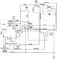 Ariens 915211 - Ariens Zoom 34" Zero-Turn Mower, 19hp Kohler Twin (SN: 000101 & Above) Wiring Diagram