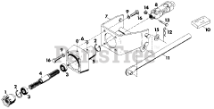 Gravely 787003 - Gravely Front Adapter for 4-Wheel Tractor
