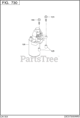 Subaru Robin EA175VS7500 (EA175V) - Subaru Robin Engine 730 Electric Device