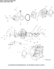 Kohler CH260-1012 - Kohler Command PRO Engine, Basic Version, 6hp, 4.5kW 04 CylinderHead/Breather