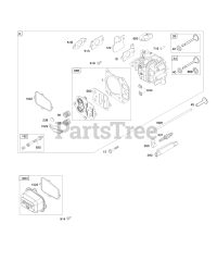 Briggs & Stratton 11A602-0100-E1 - Briggs & Stratton Vertical Engine Cylinder Head