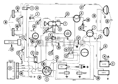 Ariens 931025 - Ariens Grand Sierra Garden Tractor, 12hp Kohler, Hydro (SN: 000101 & Above) Electrical Wiring Diagram
