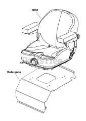 Ferris 5107346 - Ferris Mid Back Seat with Switch