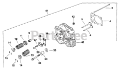 Kohler CV12.5-1201 - Kohler Command PRO Engine, Basic Version, 12.5hp Head/Valve/Breather (Cont.) 4-27-206 (TP-2351) Rev 9/6/2006