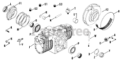 Kohler K662-3357 - Kohler K-Series Engine, Made for E.R. Brenholtz, 24hp, 17kW Crankcase 022500411