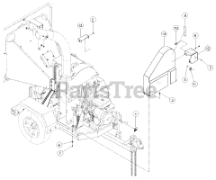 Bear Cat CH 6730 H - Bear Cat 6" Chipper, 730cc Kohler (SN: 5VJAA0000DW000001 & Above)