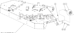 Cub Cadet Z-Force SX60 KW FAB (17RIDGJD010) - Cub Cadet 60" Z-Force S Zero-Turn Mower, Fab Deck, Kawasaki (2019) Deck Wheels