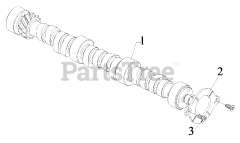 Briggs & Stratton 076131-03 - Briggs & Stratton 35kW Liquid Cooled Home Standby Generator Engine Service Parts - Camshaft