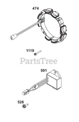 Briggs & Stratton 385447-0078-B5 - Briggs & Stratton Horizontal Engine