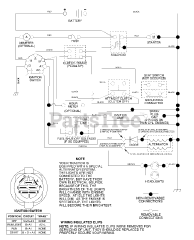 Poulan 271491 - Poulan Lawn Tractor (2002) Schematic