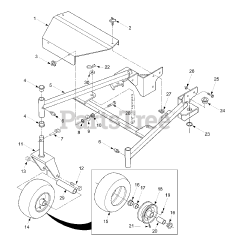 Scag SWMU-61A - Scag Ultimate Walk-Behind 61" Mower Deck (SN: 7490001 - 7499999)