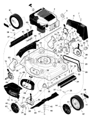 Murray 20608x34B - Murray 20" Walk-Behind Mower, Canada (1998) Mower Housing Assembly
