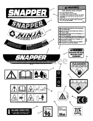 Snapper ER 196017B (7800046) - Snapper 19" Walk-Behind Mower, 6hp