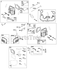 Briggs & Stratton 44N777-0002-G1 - Briggs & Stratton Vertical Engine Cylinder Head Group