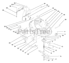 Toro 71208 (13-38 XL) - Toro Lawn Tractor (SN: 089000001 - 089999999) (1998) Deck Assembly (38" Cutting Unit)
