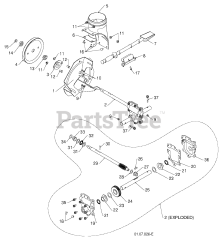 Husqvarna ST 261 E (961910030-02) - Husqvarna 24" Snow Blower (2011-05) AUGER HOUSING &amp; IMPELLER 4