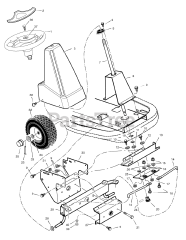 Murray 309006x00A - Murray 30" Rear-Engine Riding Mower (2006) Steering