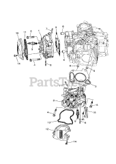 Gravely 08201220 - Gravely MX825v EFI Engine Cylinder