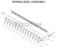 Husqvarna DT 22 - Husqvarna 22" Dethatcher (2004-01) SPRING TINE